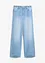 Wide Leg-jeans Mid Waist, komfortlinning, bonprix