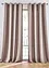Mikrofibergardin med resirkulert polyester (2 pack), bonprix