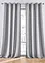 Mikrofibergardin med resirkulert polyester (2 pack), bonprix