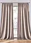 Mikrofibergardin med resirkulert polyester (2 pack), bonprix