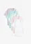 Vid lang topp med V-utringning, kort arm (5-pack), bonprix