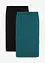 Blyantskjørt i jersey (2-pack), bonprix