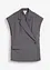 Lang vest med skulderputer, bonprix