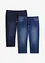 Regular Fit pull on-jeans i 3/4-lengde, Straight, lett denim (2-pack), bonprix