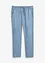 Lett Regular Fit slip on-jeans  med lin, Straight, bonprix