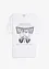 T-skjorte med maskulin print, bonprix