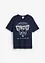T-skjorte med maskulin print, bonprix