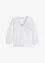 Bluse i lett materiale med volanger, bonprix