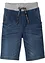 Bermudashorts i trikot i denim look, Regular Fit, bonprix