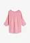 Oversized, ribbestrikket genser i viskosemiks, bonprix