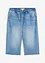 Slip on-jeansbermuda for barn, Slim Fit, bonprix