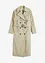 Kåpe i trenchcoat-look med avtagbare ermer og nederdel, bonprix