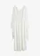 Brudekjole i tynn chiffon med blonder, bonprix