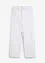 Wide Leg-jeans, Mid Waist, med belte, bonprix