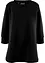 Lang sweatshirt med viskose, bonprix