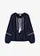 Oversized bluse med broderi, bonprix