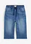 Slip on-jeansbermuda for barn, Slim Fit, bonprix