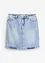 Denimskjørt Mid Waist, Low Stretch, bonprix