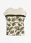 Topp med blondebånd og paisley-print, bonprix