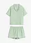 Shorty av musselin med knappestolpe, bonprix