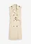 Kjole i trenchcoat-look med belte (2-delt sett), bonprix
