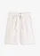 Shorts i twill med knytebelte, bonprix