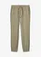Regular Fit-pull on-bukse i musselin, Tapered, bonprix