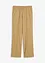 High Waist-bukse med lin og legg, bonprix
