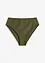 High Waist-bikinibukse med høy benskjæring, bonprix
