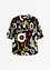 Kortermet bluse med krinklet detalj, i lett viskose, bonprix