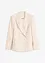 Blazer i materiale med rynket effekt og lyocell, bonprix