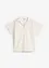 Kortermet bluse i kreppmateriale, bonprix