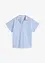 Kortermet bluse i kreppmateriale, bonprix