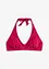 Halterneck-bikinitopp med V-hals, bonprix