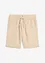 Slip on-bermudashorts av musselin, bonprix
