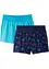 Trikotshorts i 100% økologisk bomull (2-pack), bonprix