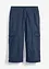 Bukse i 100% bomull og 3/4-lengde, Loose Fit, bonprix