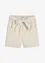 Shorts i twill med knytebelte, bonprix
