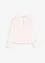 Bluse med hullbroderi, bonprix