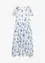Crinkle chiffonkjole i strukturmateriale, bonprix