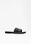 Slip-in sandal i skinn, bonprix