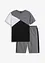 T-skjorte og sweat-bermuda (2 delt sett), bonprix
