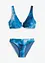 Bikini i glitrende materiale (2-delt sett), bonprix