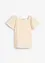 Trikotbluse med hullbroderi, bonprix