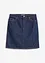 Denimskjørt Mid Waist, Low Stretch, bonprix