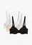 Push up-BH med bøyle (3-pack), bonprix