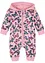 Sweat baby-jumpsuit med hette, økologisk bomul, bonprix