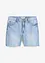 Bermudashorts i denim med råkanter, Relaxed Fit, bonprix