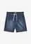 Pull on-shorts i denim i økologisk bomull, Regular Fit, bonprix