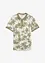 Piké-poloskjorte i 100% økologisk bomull, Slim Fit, bonprix